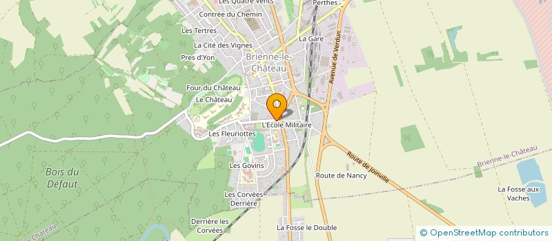 localisation de l'entreprise JRM  BRIENNE-LE-CHATEAU