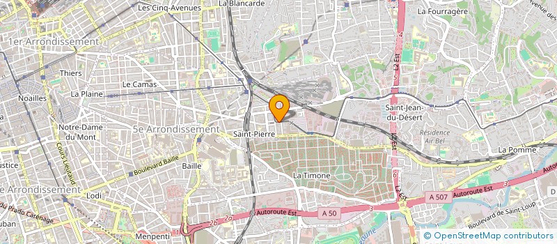 localisation de l'entreprise JRM  MARSEILLE