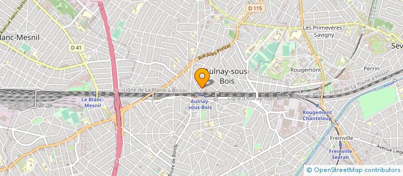localisation de l'entreprise JRM ALIMENTATION GENERALE à AULNAY SOUS BOIS