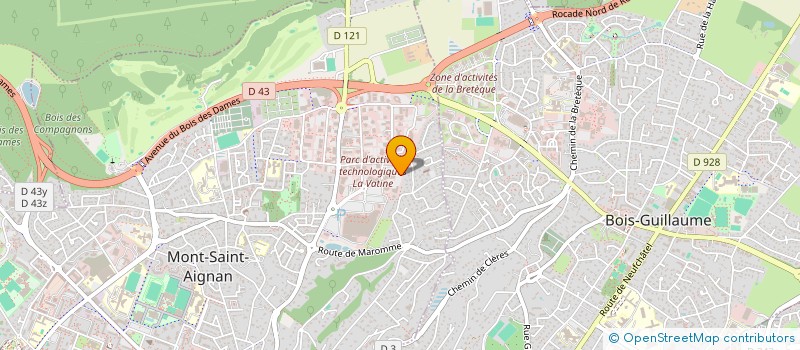 localisation de l'entreprise JRM EXPERTISE à MONT-SAINT-AIGNAN