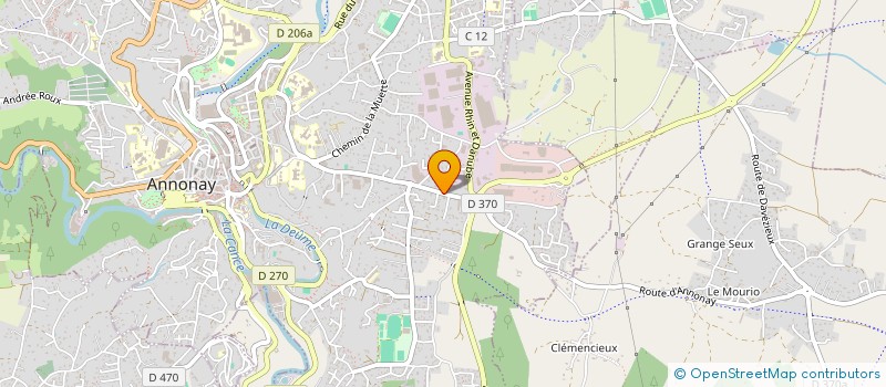 localisation de l'entreprise JRM HOLDING à ANNONAY