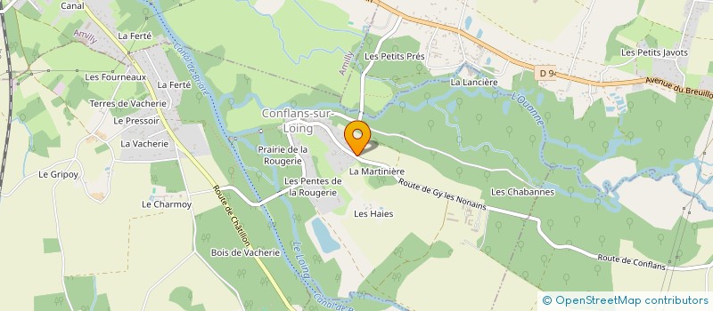 localisation de l'entreprise JRM45 à CONFLANS-SUR-LOING