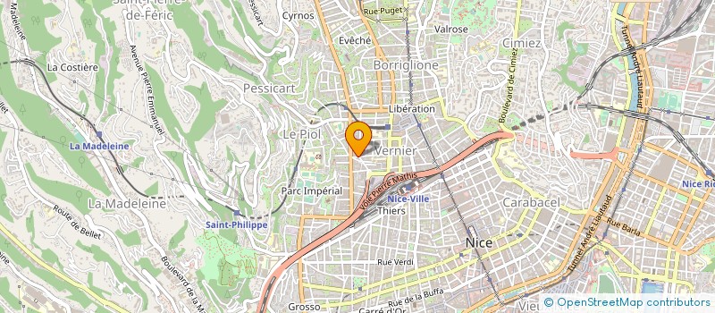 localisation de l'entreprise JRMC à NICE