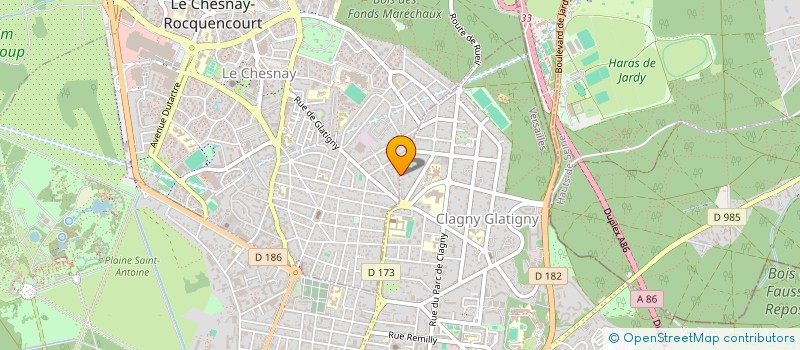 localisation de l'entreprise JRMW27  LE CHESNAY-ROCQUENCOURT