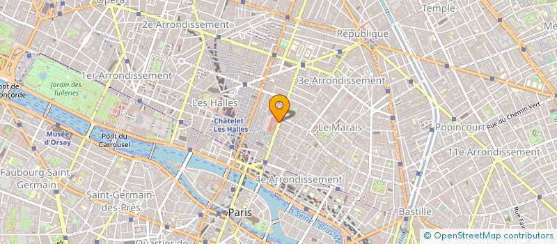 localisation de l'entreprise JRN ET ASSOCIES à PARIS