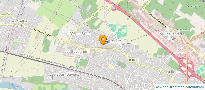 localisation de l'entreprise JRNC3  HERBLAY-SUR-SEINE