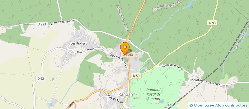 localisation de l'entreprise JRNM CONCEPT BEAUTE  RANDAN