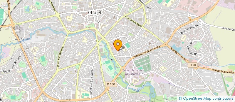 localisation de l'entreprise JRO CONSEIL à CHOLET