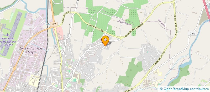 localisation de l'entreprise JRP à MONTELIMAR