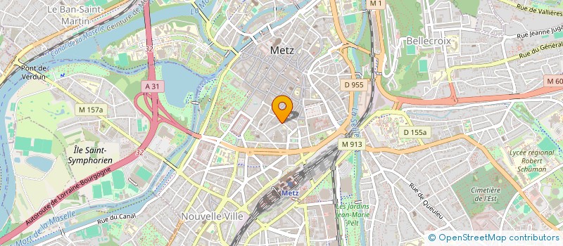 localisation de l'entreprise JRP  METZ