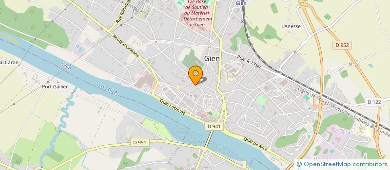 localisation de l'entreprise JRR  GIEN