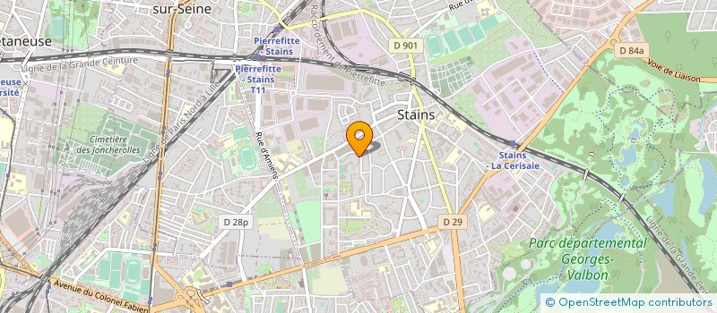 localisation de l'entreprise JRS à STAINS