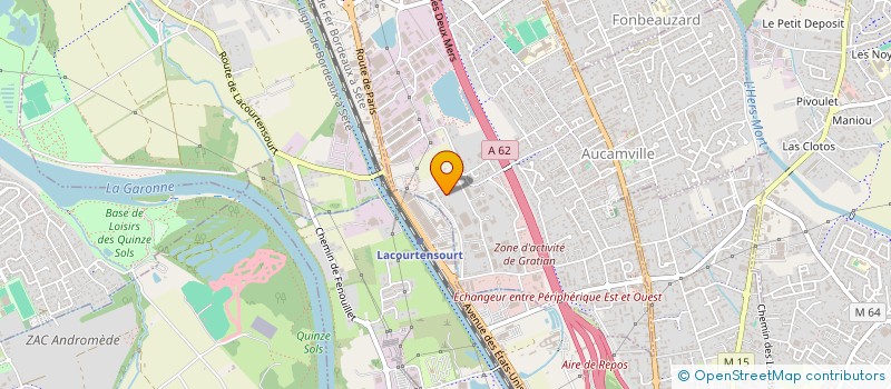 localisation de l'entreprise JRT à AUCAMVILLE