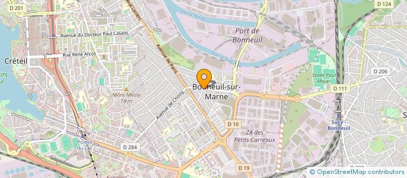 localisation de l'entreprise JRV à BONNEUIL-SUR-MARNE