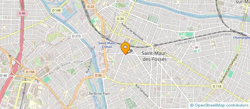 localisation de l'entreprise JRV RENOVATION à SAINT-MAUR-DES-FOSSES