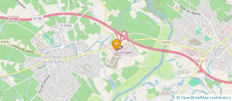 localisation de l'entreprise JS 74  SAINT-ANDRE-DE-SANGONIS