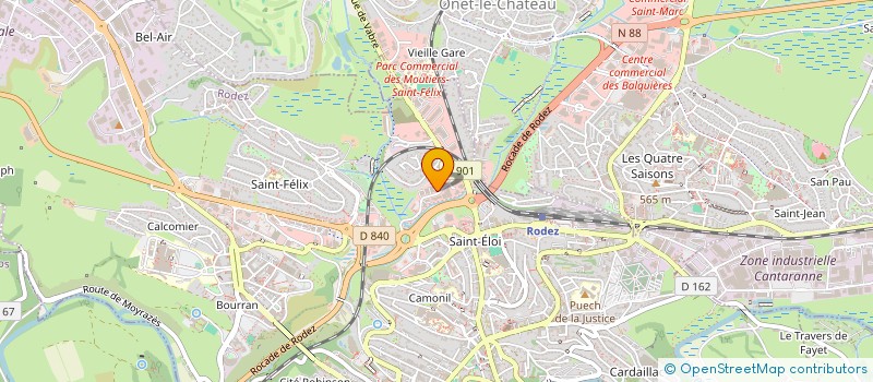 localisation de l'entreprise JS 82 à RODEZ