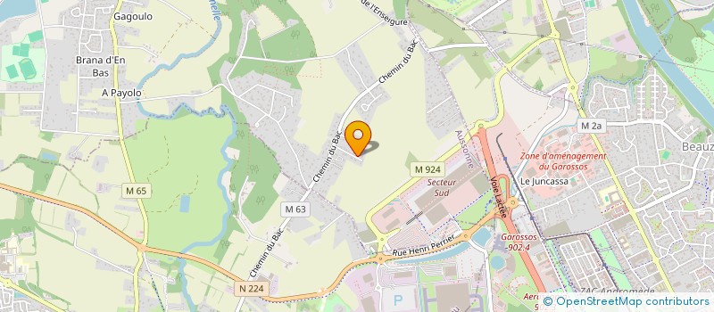 localisation de l'entreprise JS à AUSSONNE