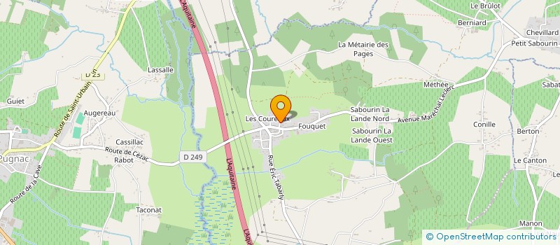 localisation de l'entreprise JS AGENCEMENT à CEZAC