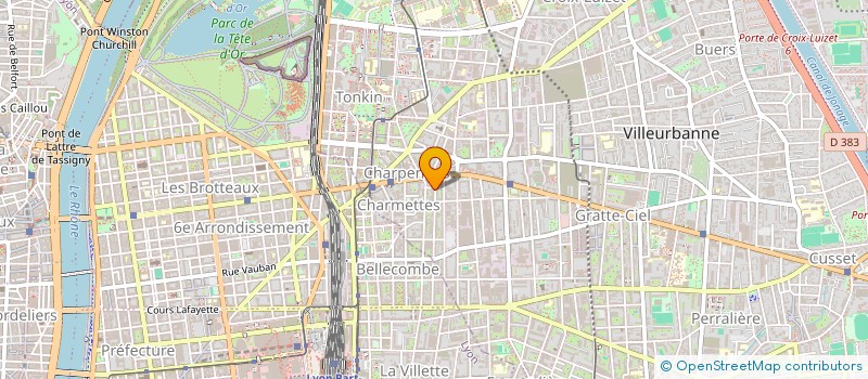localisation de l'entreprise JS ASCENSEUR à VILLEURBANNE