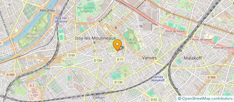 localisation de l'entreprise JS ASSO BTP à ISSY-LES-MOULINEAUX
