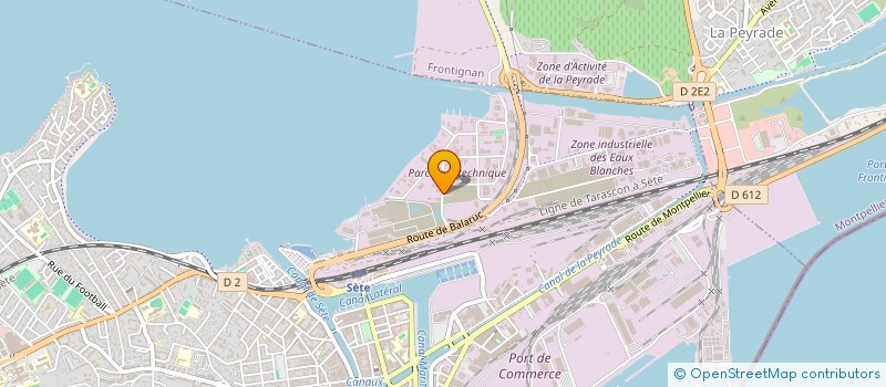 localisation de l'entreprise JS AUTO à SETE