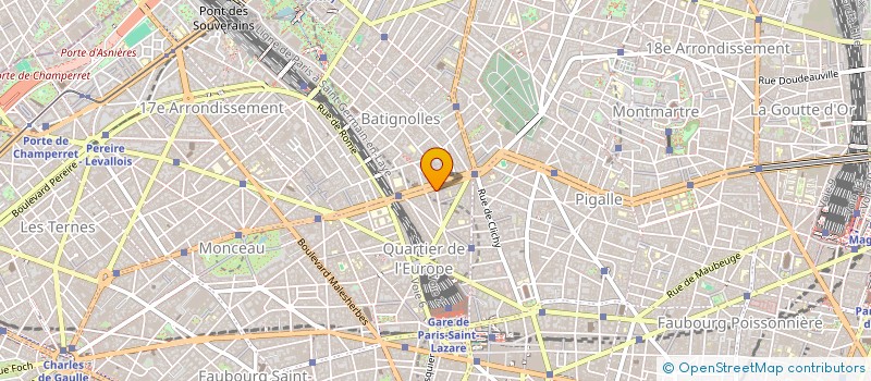 localisation de l'entreprise JS BATIGNOLLES  PARIS