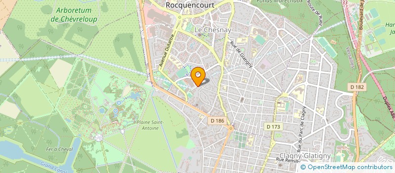 localisation de l'entreprise JS BATIMENT  LE CHESNAY-ROCQUENCOURT