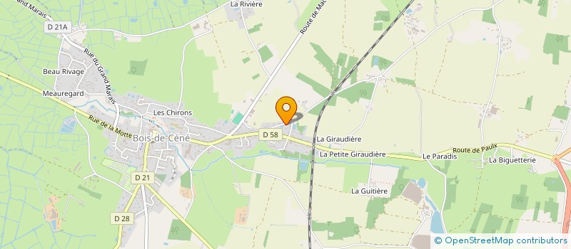 localisation de l'entreprise JS BLANCHE  BOIS-DE-CENE