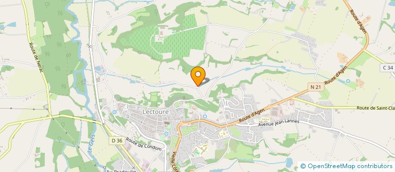 localisation de l'entreprise JS CARRIERES  LECTOURE