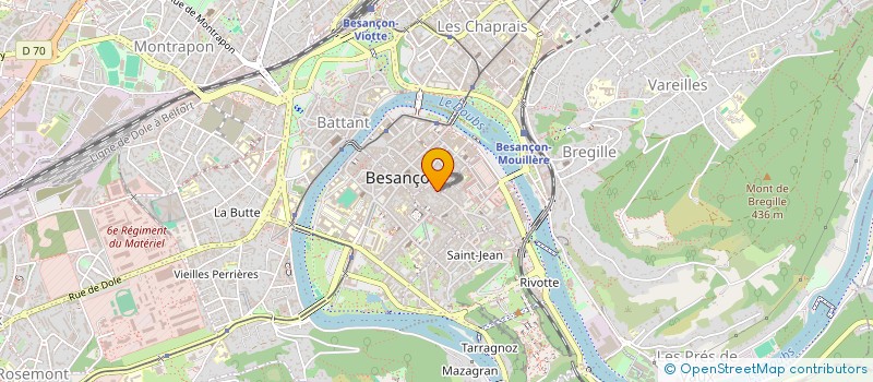 localisation de l'entreprise JS CHAUSSURES à BESANCON