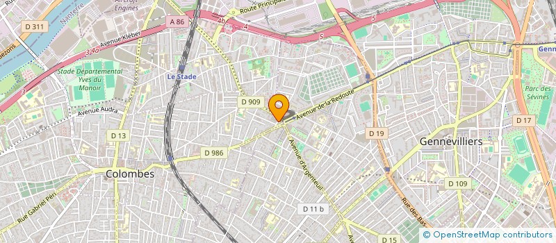 localisation de l'entreprise JS COIFFURE à COLOMBES