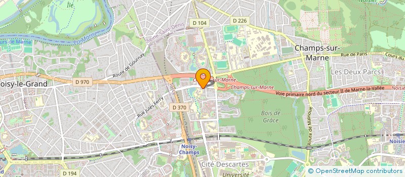 localisation de l'entreprise JS CONSEIL à CHAMPS-SUR-MARNE