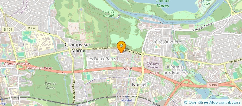 localisation de l'entreprise JS CONSEILS & SERVICES  NOISIEL