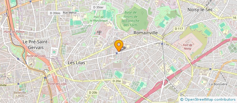 localisation de l'entreprise JS CONSULTING  LES LILAS