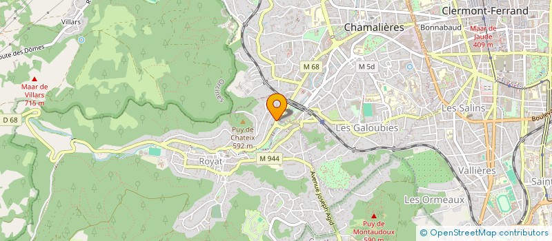 localisation de l'entreprise JS CORPORATION  ROYAT