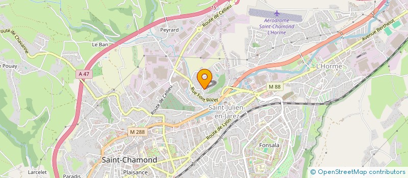 localisation de l'entreprise JS COURTAGE à SAINT-CHAMOND