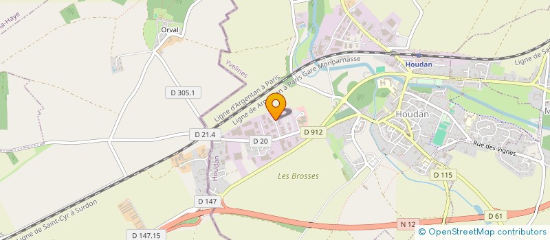 localisation de l'entreprise JS COURTAGE à HOUDAN