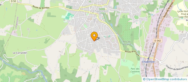 localisation de l'entreprise JS DEVELOPPEMENT  CHAPONOST