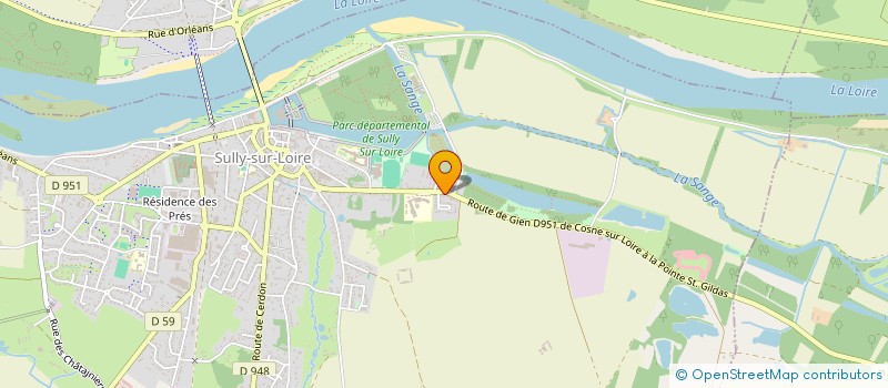 localisation de l'entreprise JS DIAG IMMO à SULLY-SUR-LOIRE