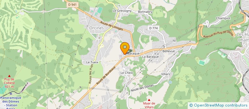 localisation de l'entreprise JS ELAGAGE  ORCINES