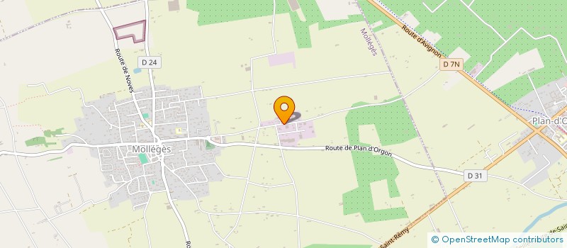 localisation de l'entreprise JS ELEC  MOLLEGES