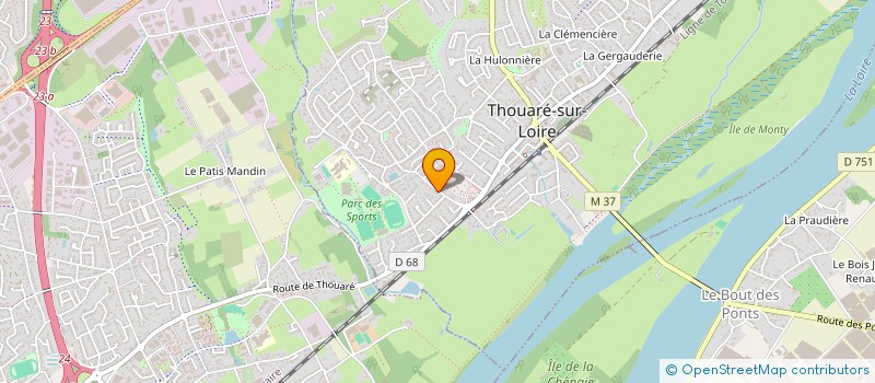 localisation de l'entreprise JS ELEC à THOUARE-SUR-LOIRE