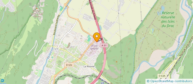 localisation de l'entreprise JS ELEC SERVICES à VIF