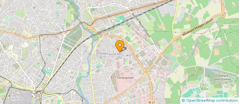 localisation de l'entreprise JS FERMETURES à CASTELNAU-LE-LEZ
