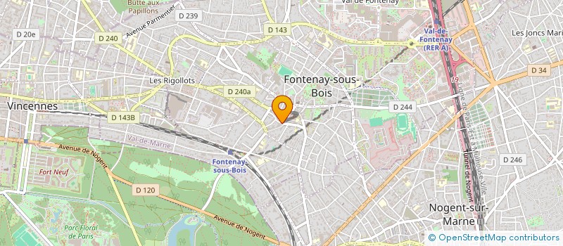 localisation de l'entreprise JS FINANCES à FONTENAY-SOUS-BOIS