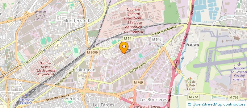 localisation de l'entreprise JS FINITION à CLERMONT-FERRAND