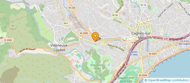 localisation de l'entreprise JS FOOD  CAGNES-SUR-MER