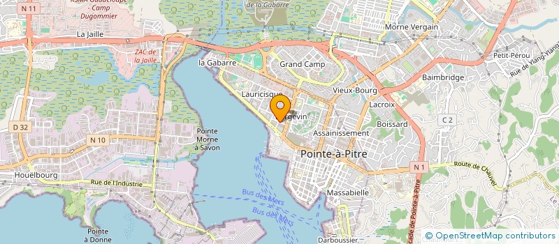 localisation de l'entreprise JS GESTION CONSULTING à POINTE-A-PITRE