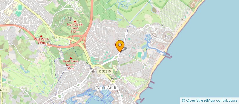 localisation de l'entreprise JS IMMO 34  AGDE